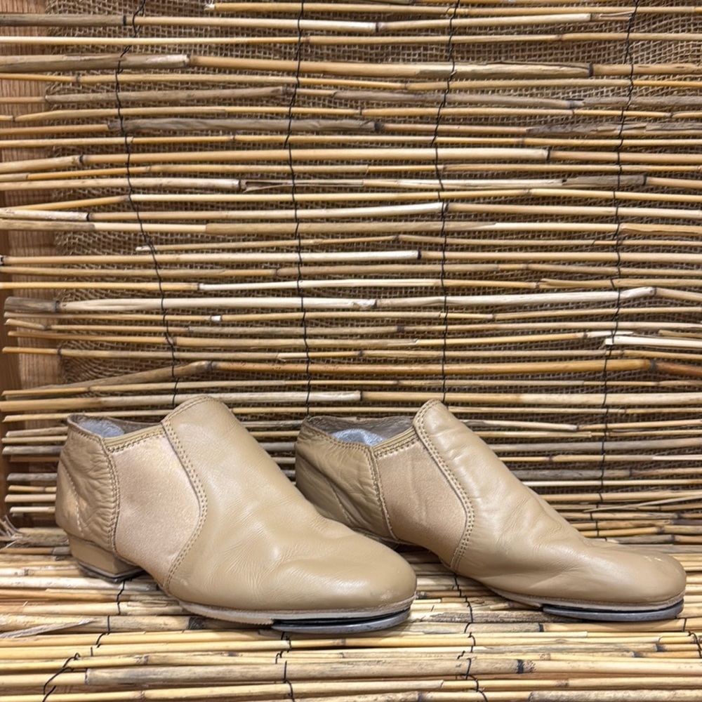 Revolution Dancewear Premium Stretch Tap Shoes Tan